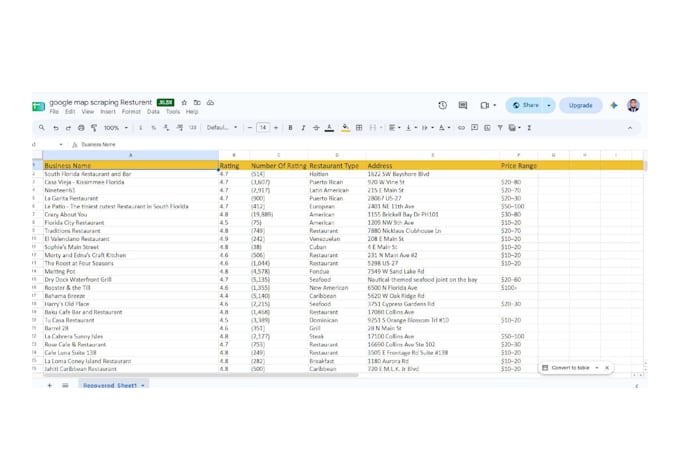 do expert web scraping and web research for you